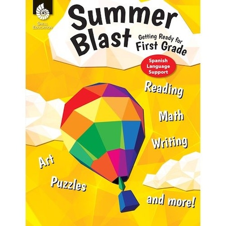 Shell Education Teacher Created Materials Book Set, Summer, Grade 1, Spanish, 8-1/2inWx1/4inLx11inH, MI SHL86126